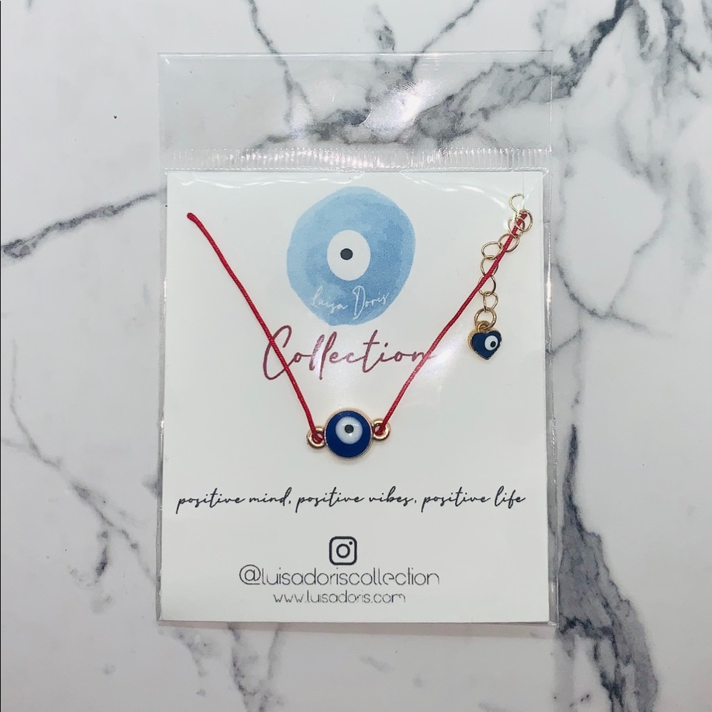 TRADITIONAL EVIL EYE NYLON NECKLACE